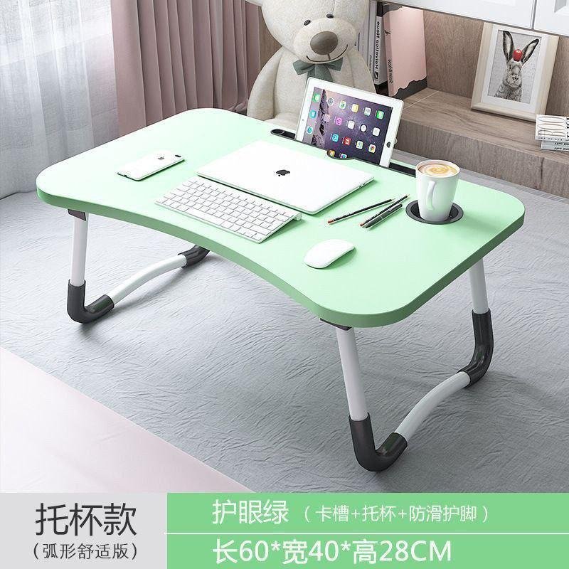 Foldable worktable with cup holder