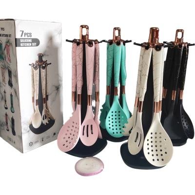 7PCS SILICON COOKING SPOON