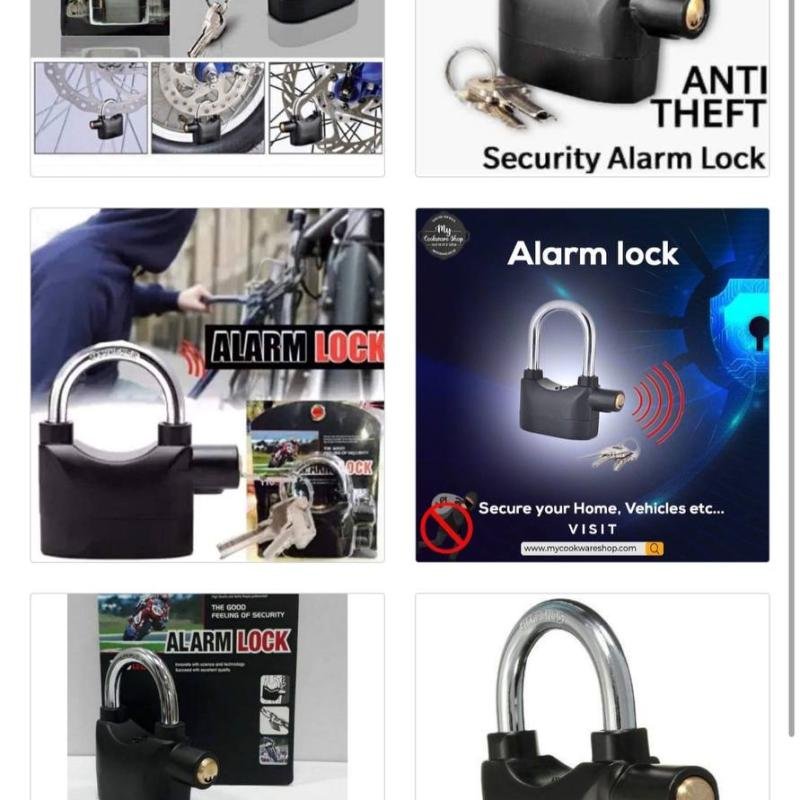 ANTI-THEFT ALARM PADLOCK