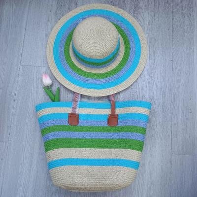 WOVEN BAG AND HAT