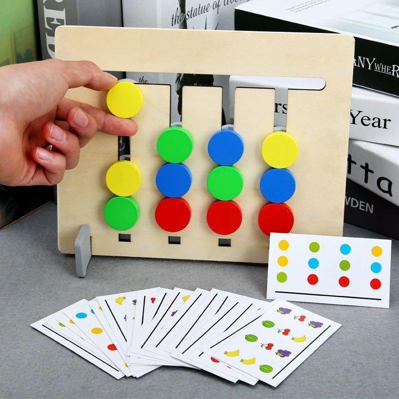 CHILDREN FOUR COLOUR LOGIC GAME