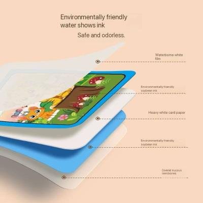 KIDDIES REUSABLE MAGIC WATER COLOURING BOOK