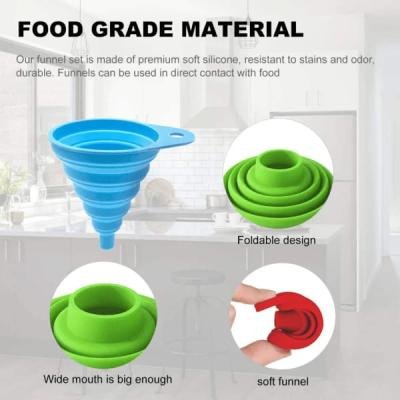 C0LLAPSIBLE SILICON FUNNEL(SMALL)